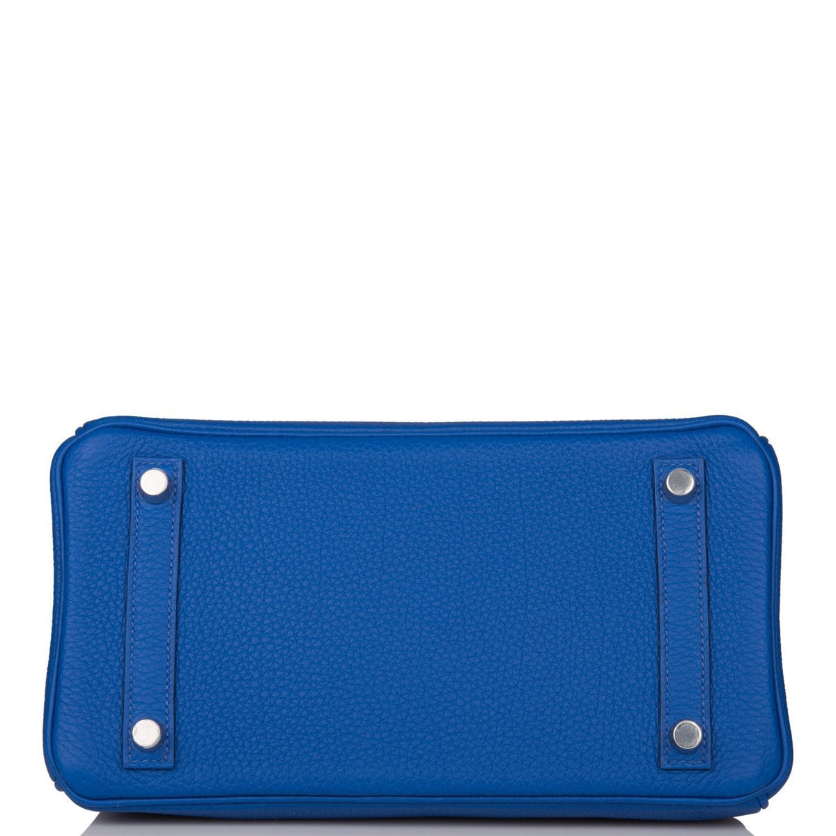 Hermes Birkin 25 Bleu Royal Verso Togo Palladium Hardware Hermes