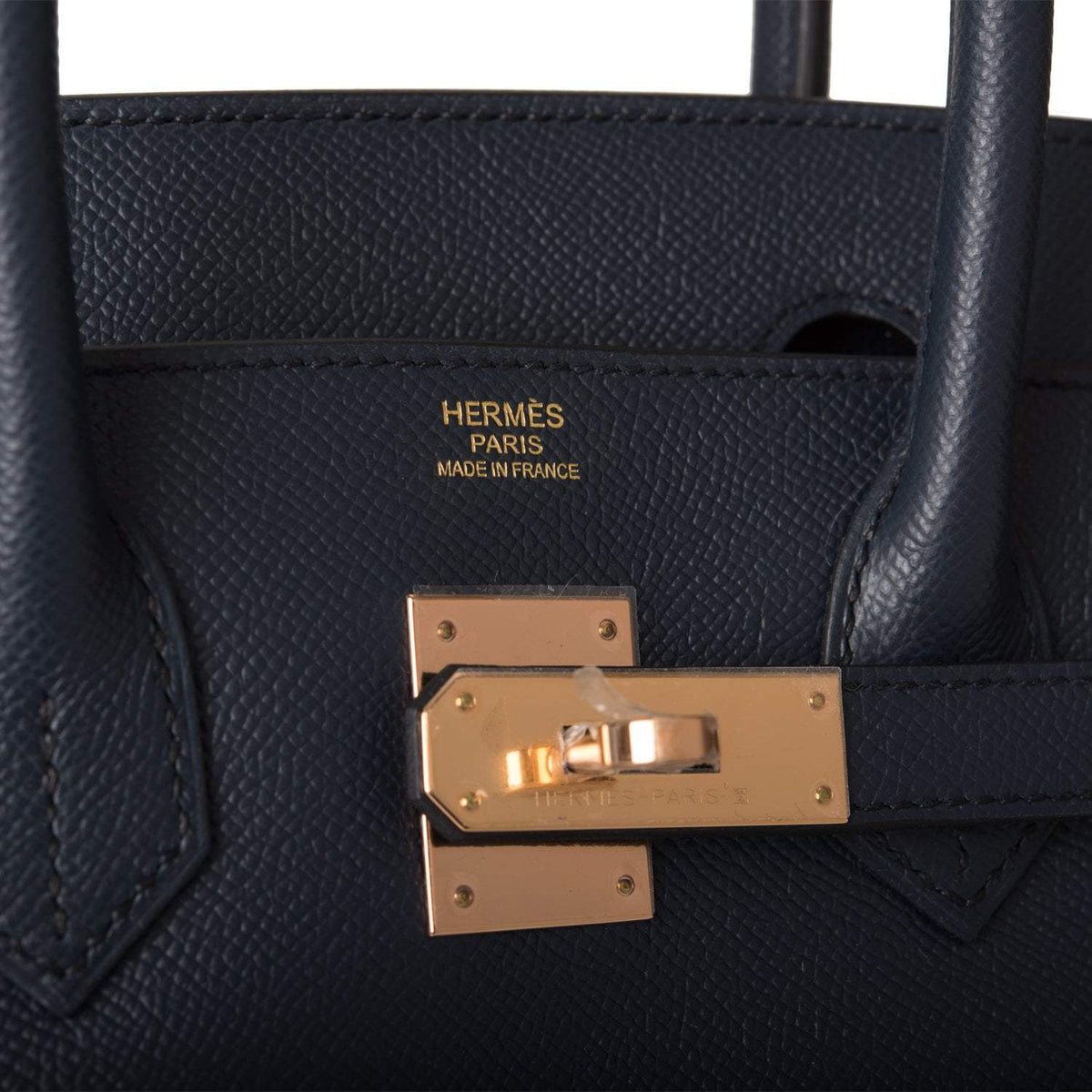 Hermes Birkin 30 Bleu Indigo Epsom Rose Gold Hardware Hermes