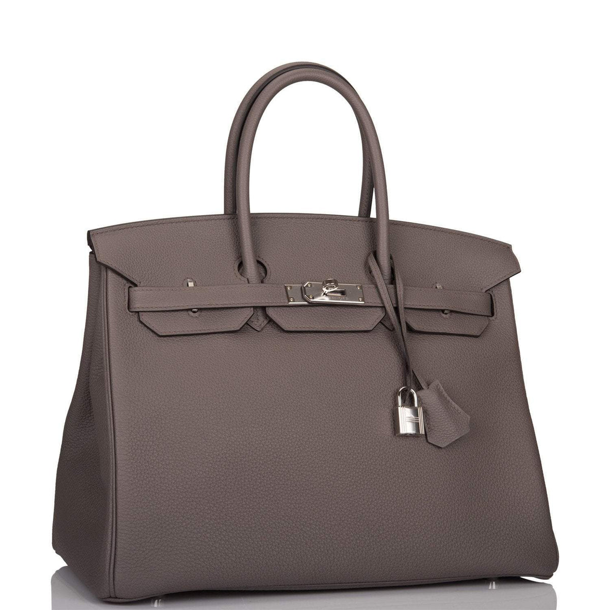 Hermes Birkin 35cm Etain Togo Palladium Hardware Hermes