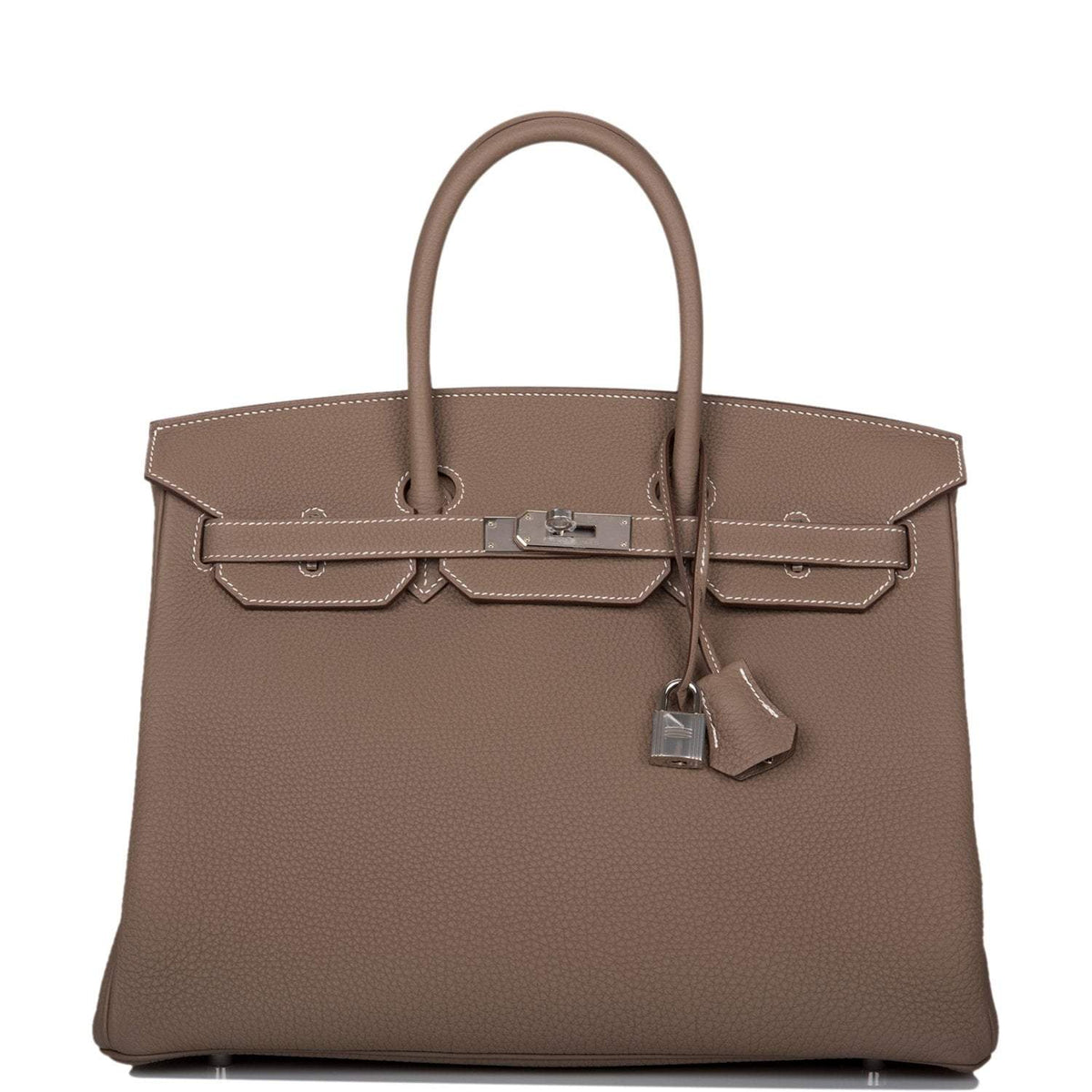 Hermes Birkin 35 Etoupe Togo Palladium Hardware Hermes