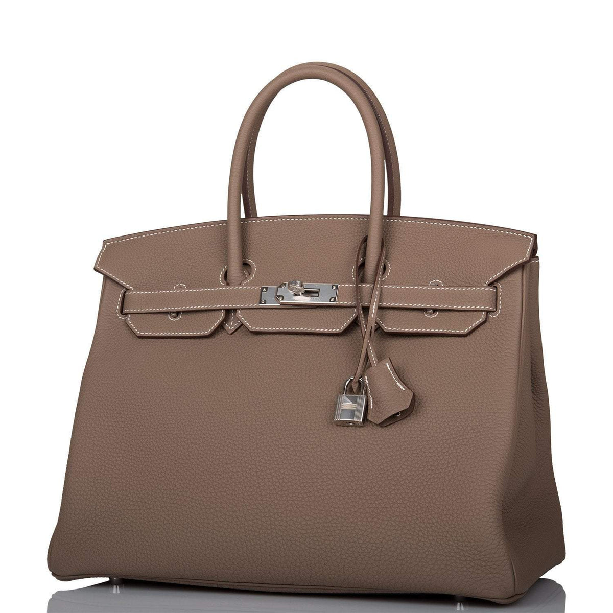 Hermes Birkin 35 Etoupe Togo Palladium Hardware Hermes