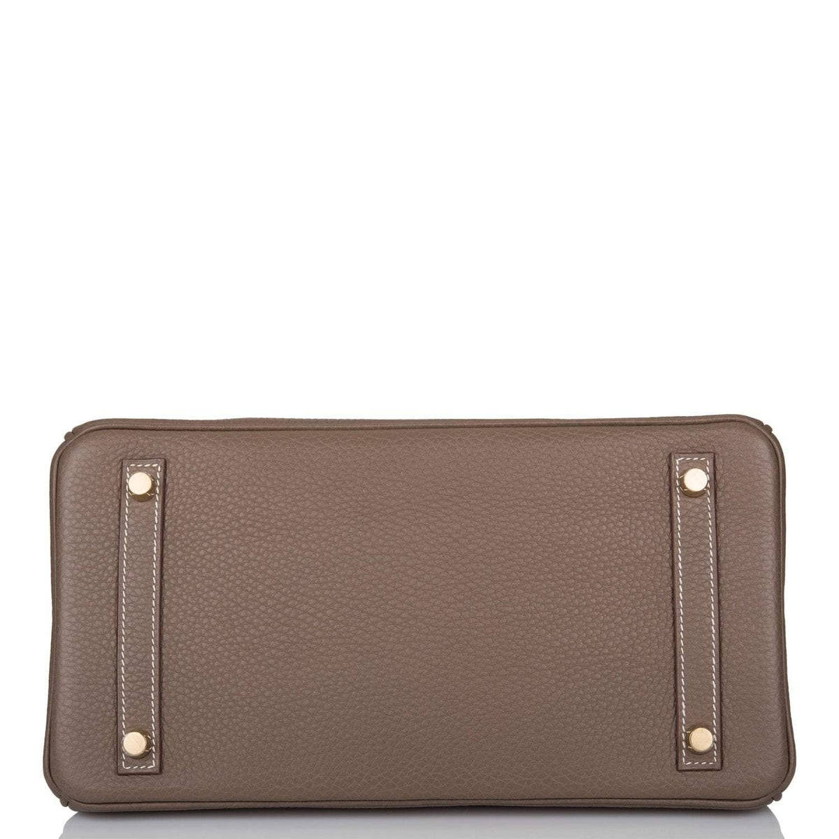 Hermes Etoupe Clemence Birkin 30cm Gold Hardware Hermes