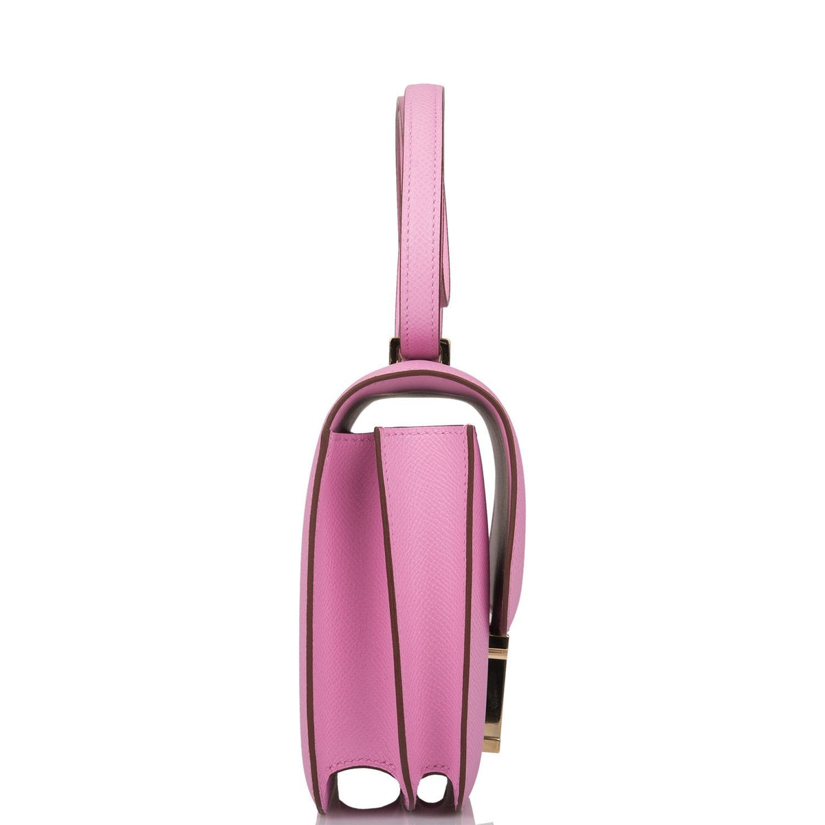 Hermes Mauve Sylvestre Epsom Mini Constance 18cm Permabrass Hardware Hermes