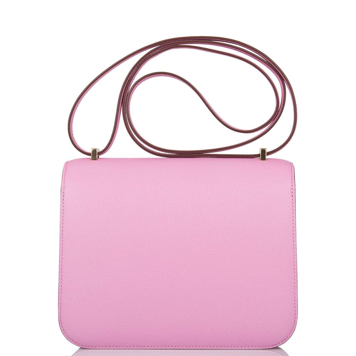 Hermes Mauve Sylvestre Epsom Mini Constance 18cm Permabrass Hardware Hermes