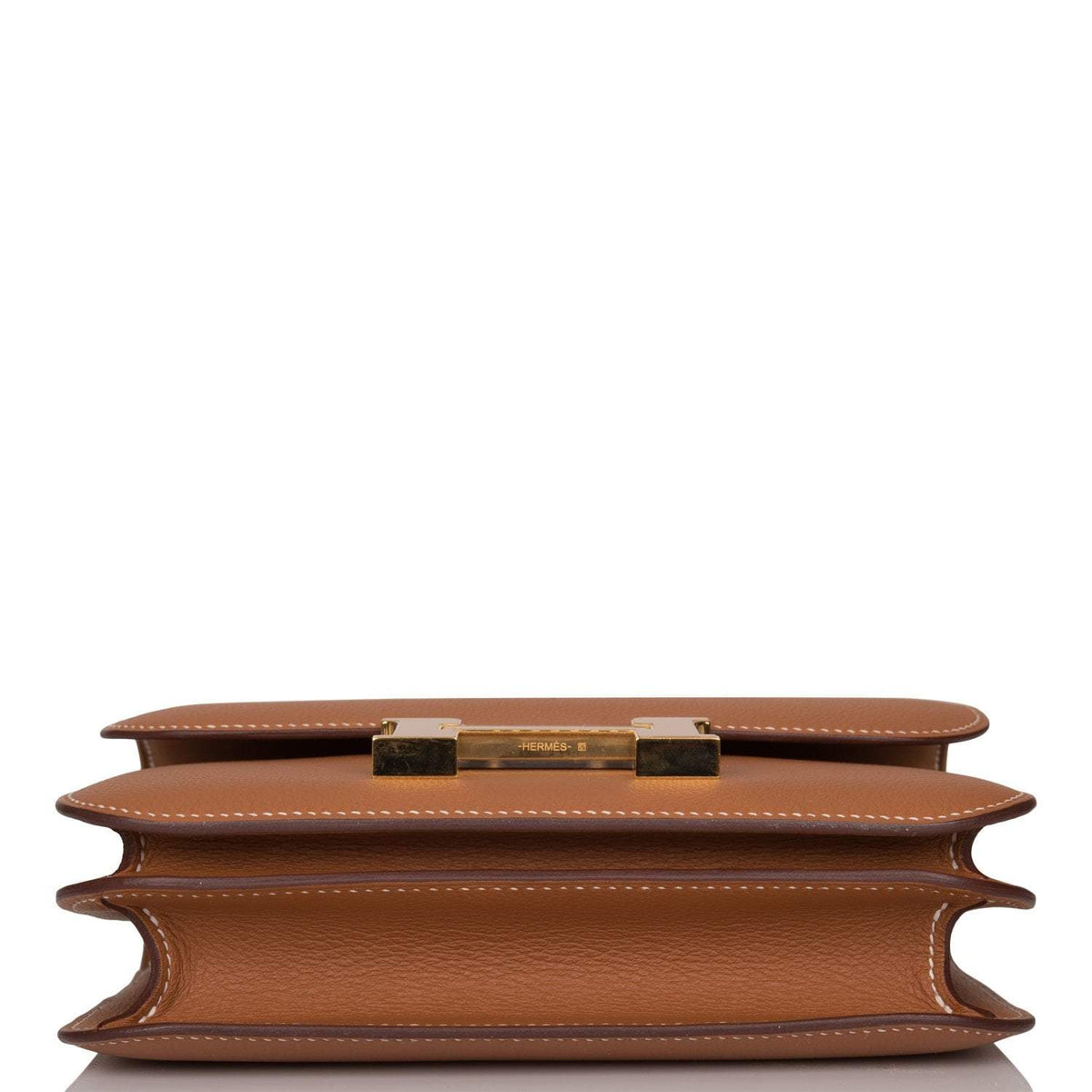 Hermes Gold Evercolor Mini Constance 18cm Gold Hardware Hermes
