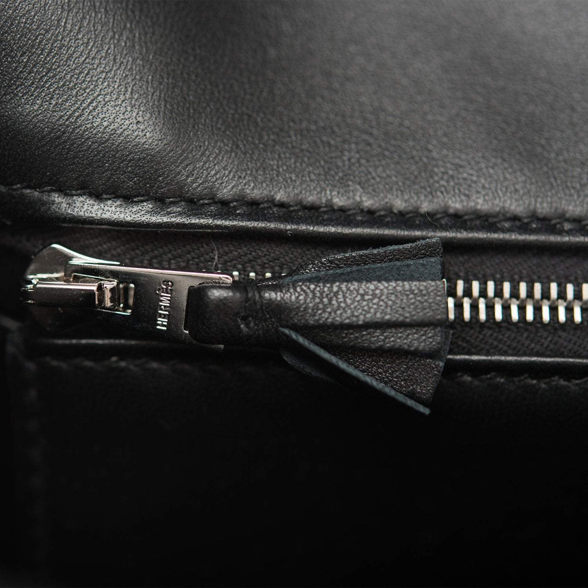 Hermes Black Matte Alligator and Ombre Lizard Marquette Constance 24cm Palladium Hardware Hermes