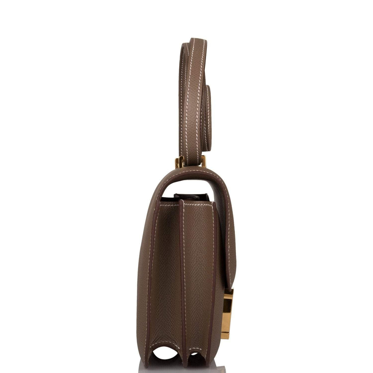 Hermes Etoupe Epsom Mini Constance 18cm Gold Hardware Hermes