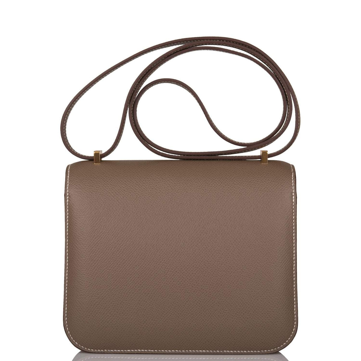 Hermes Etoupe Epsom Mini Constance 18cm Gold Hardware Hermes