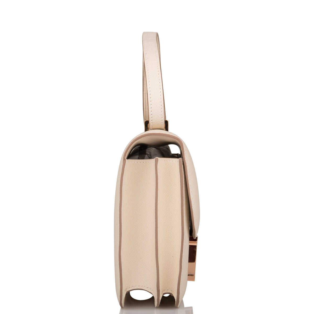 Hermes Craie Epsom Mini Constance 18cm Rose Gold Hardware Hermes
