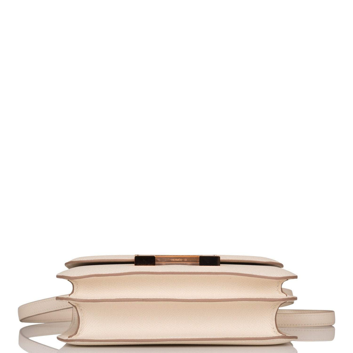 Hermes Craie Epsom Mini Constance 18cm Rose Gold Hardware Hermes