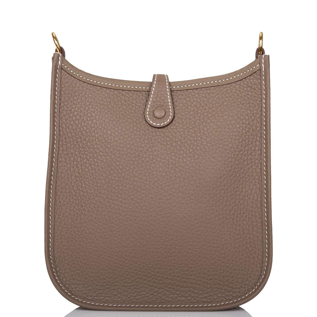 Hermes Etoupe Clemence Evelyne TPM Bag Gold Hardware Hermes