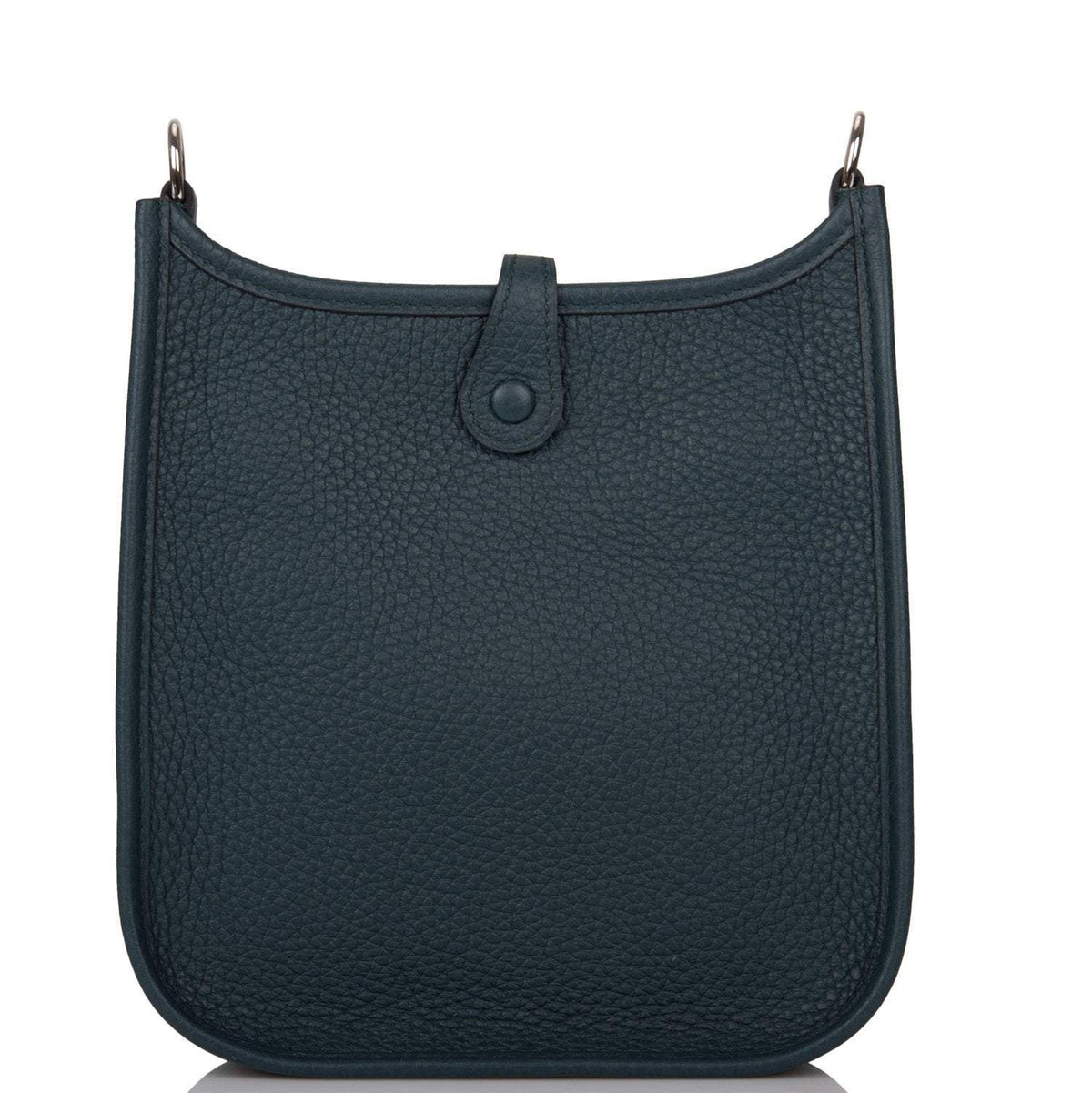 Hermes Vert Cypress Clemence Evelyne TPM Bag Palladium Hardware Hermes