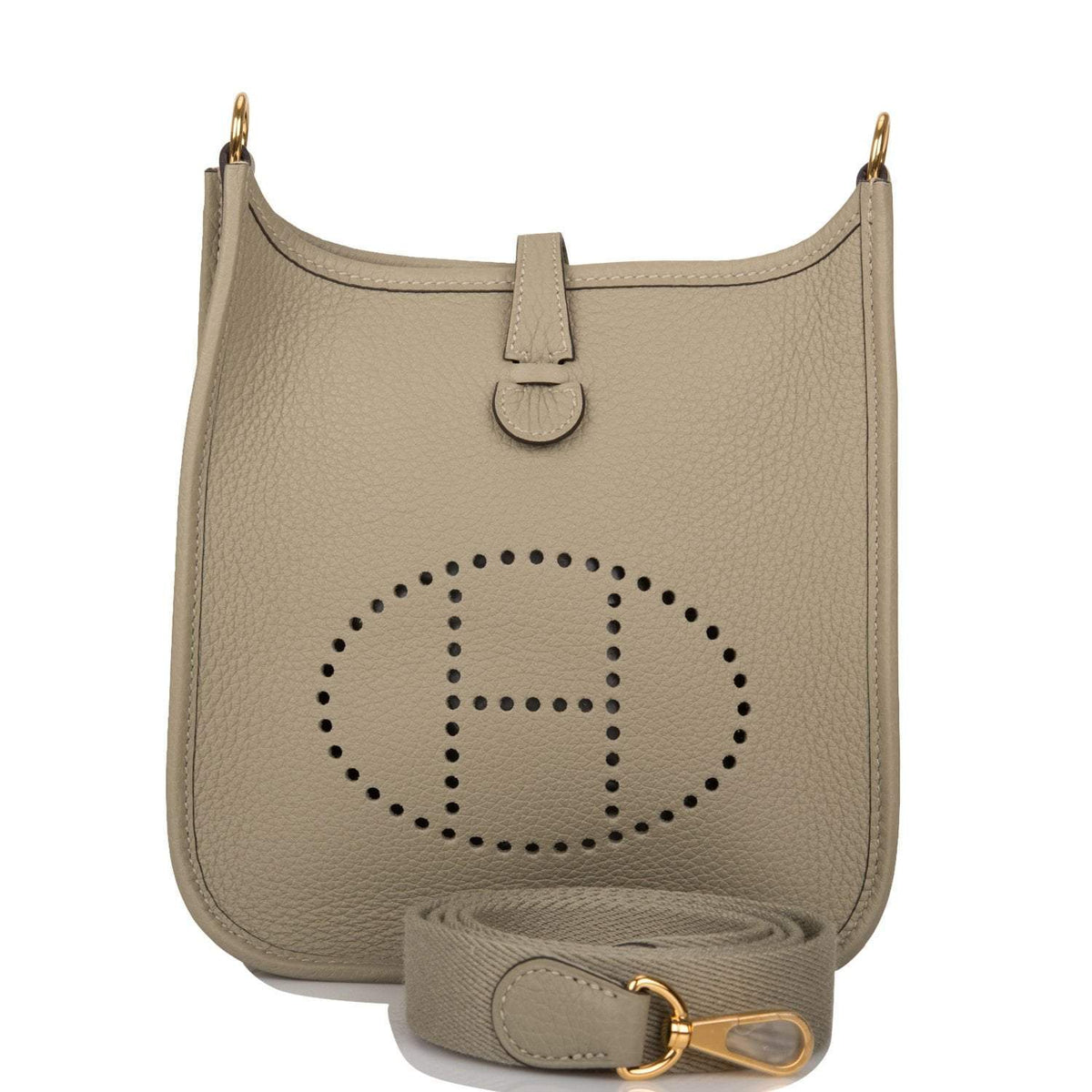 Hermes Sauge Clemence Evelyne TPM Bag Gold Hardware BagAg