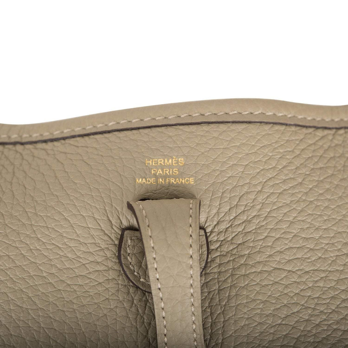 Hermes Sauge Clemence Evelyne TPM Bag Gold Hardware BagAg