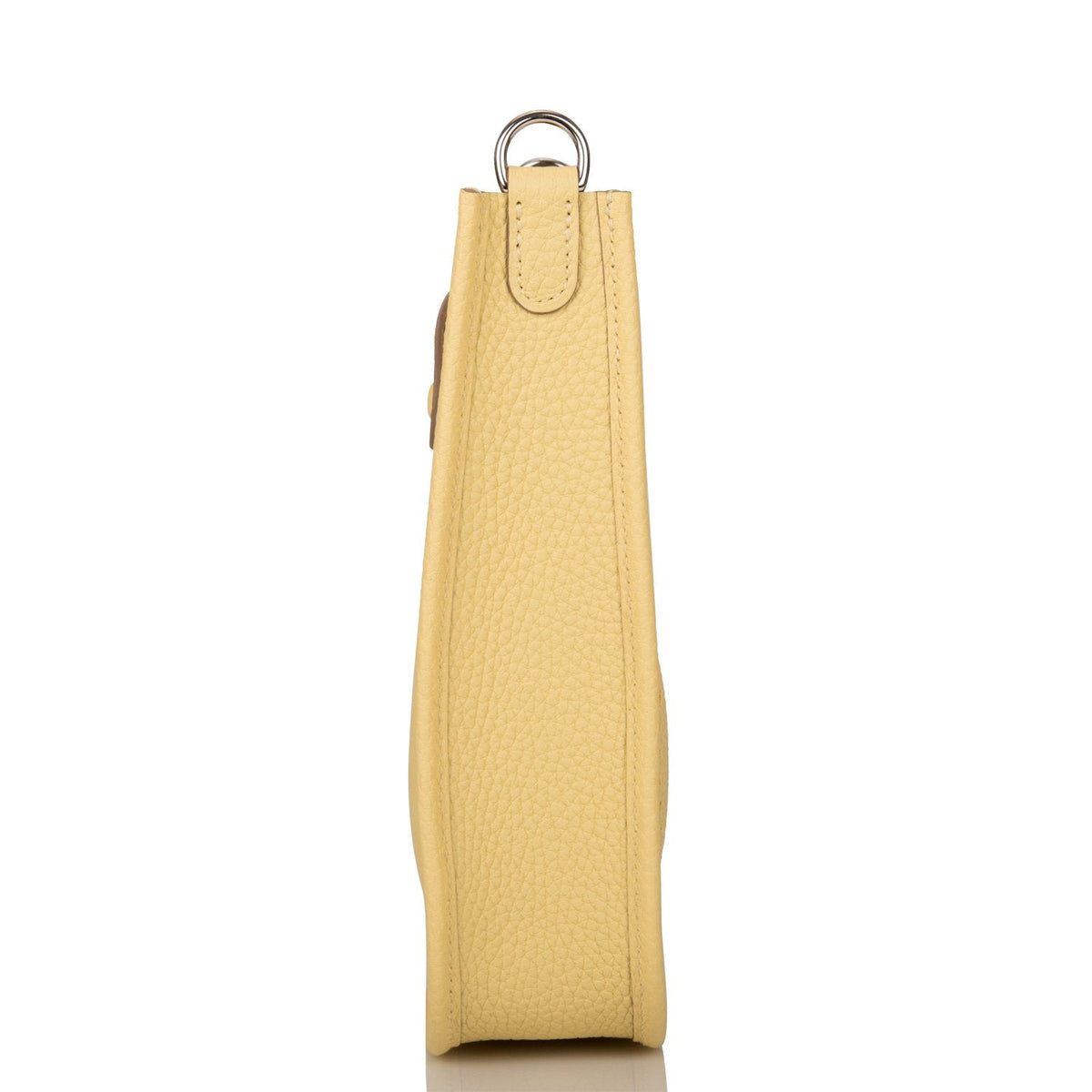 Hermes Jaune Poussin Clemence Evelyne TPM Bag Palladium Hardware BagAg