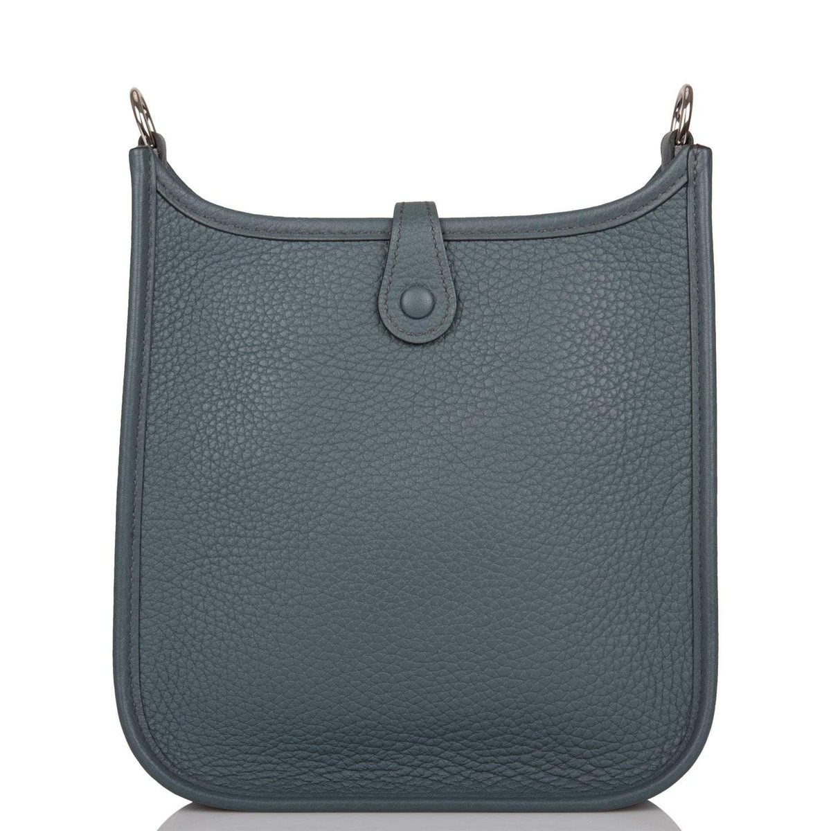 Hermes Bleu Orage Clemence Evelyne TPM Bag Palladium Hardware BagAg