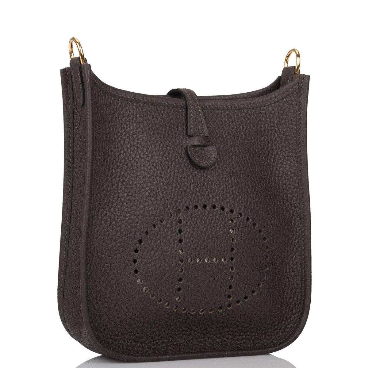 Hermes Ebene Clemence Evelyne TPM Bag Gold Hardware Hermes