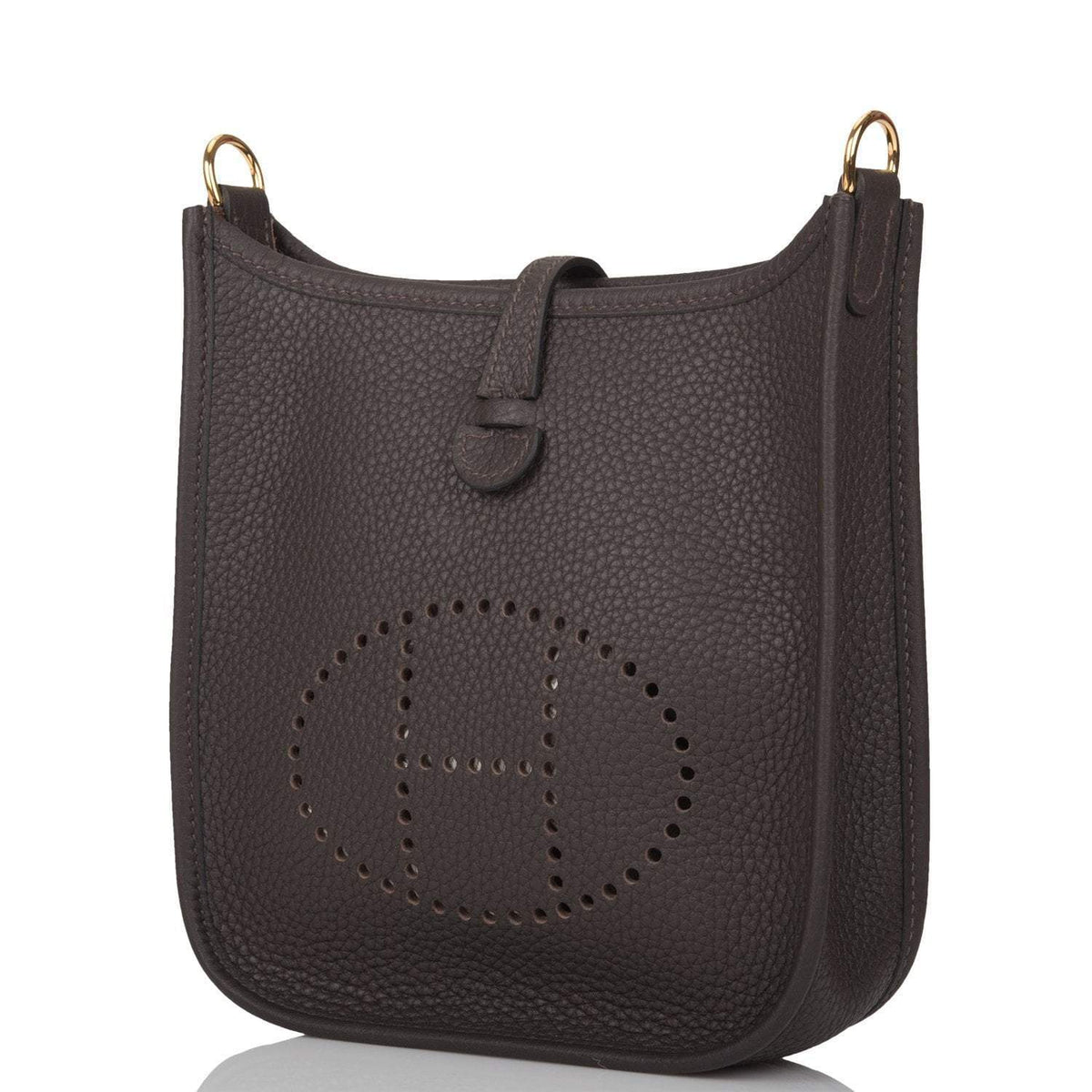 Hermes Ebene Clemence Evelyne TPM Bag Gold Hardware Hermes