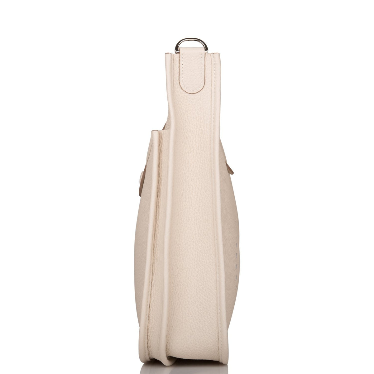 Hermes Craie Clemence Evelyne III PM Bag Palladium Hardware BagAg
