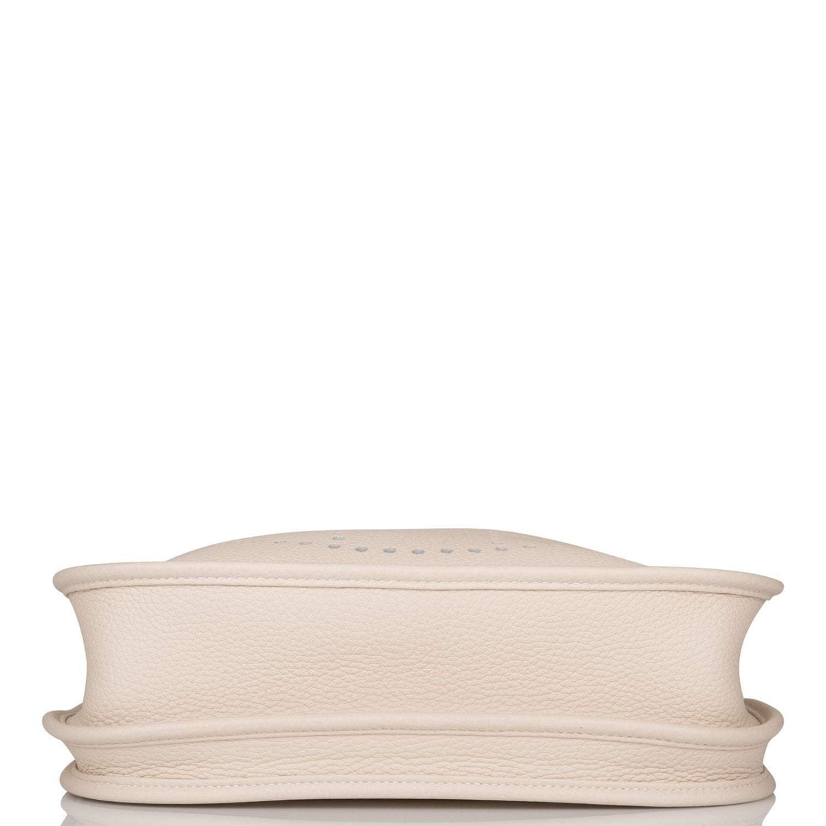 Hermes Craie Clemence Evelyne III PM Bag Palladium Hardware BagAg