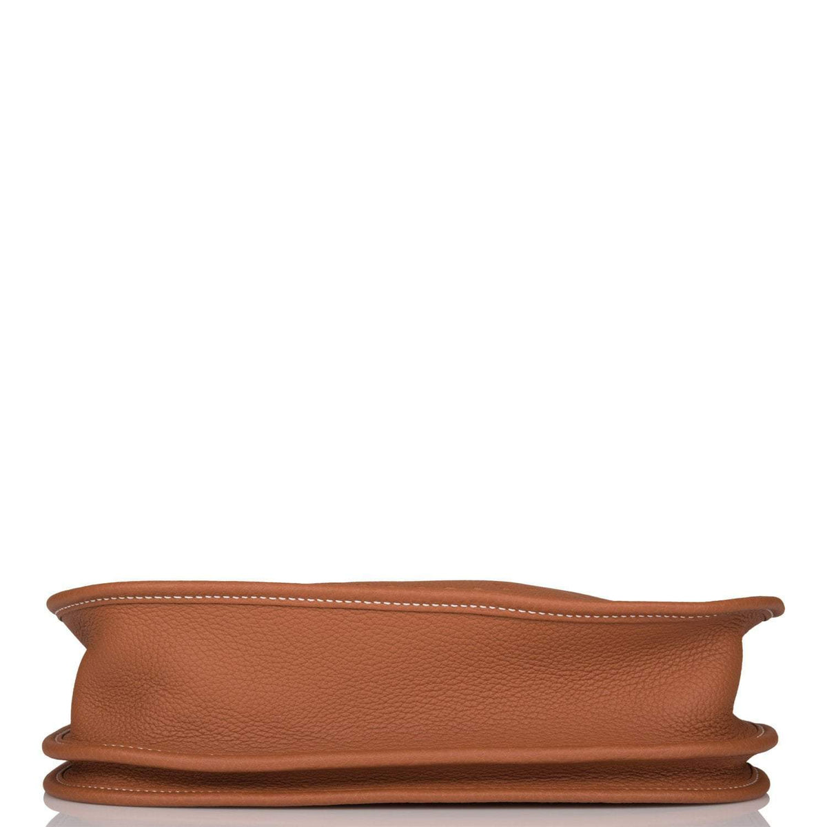 Hermes Gold Clemence Evelyne III PM Bag Palladium Hardware BagAg