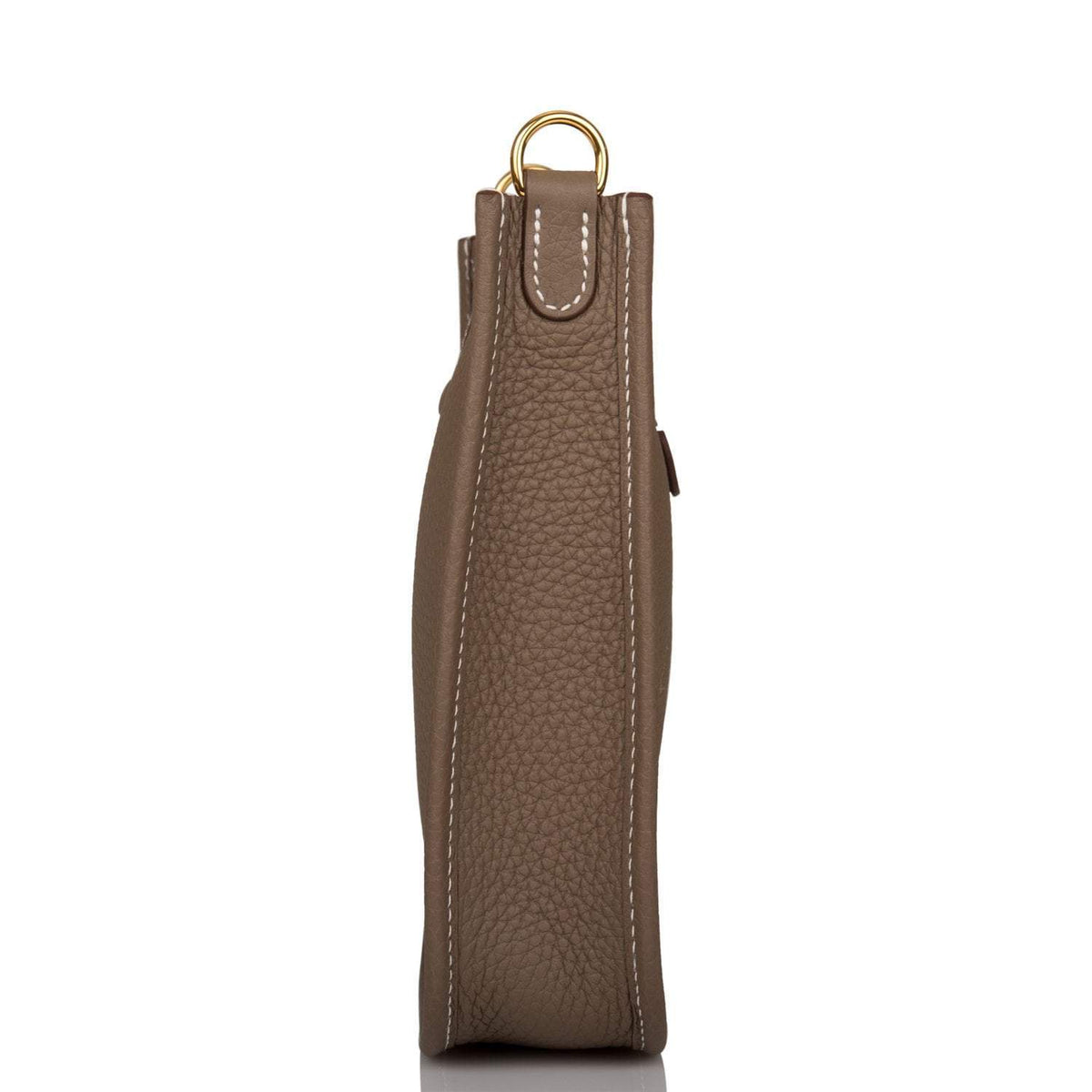 Hermes Evelyne TPM Etoupe Clemence Bag Gold Hardware Hermes