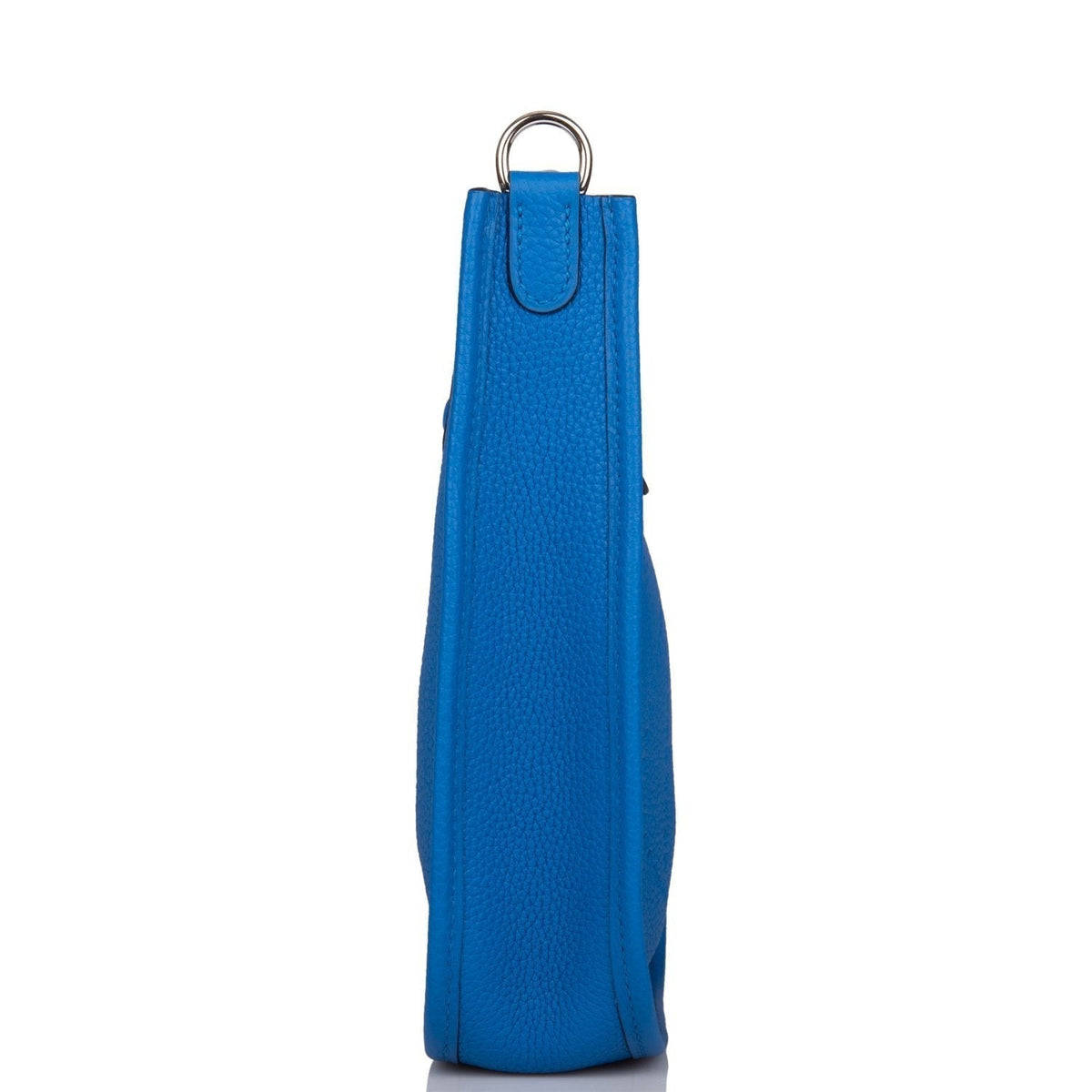 Hermes Bleu Zellige Clemence Evelyne TPM Bag Palladium Hardware BagAg