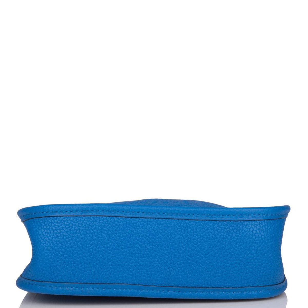 Hermes Bleu Zellige Clemence Evelyne TPM Bag Palladium Hardware BagAg
