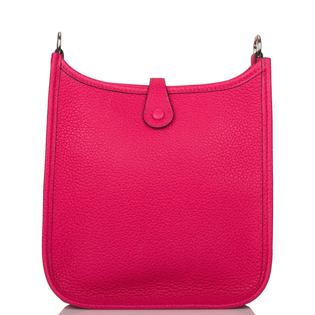 Hermes Rose Mexico Clemence Evelyne TPM Bag Palladium Hardware Hermes