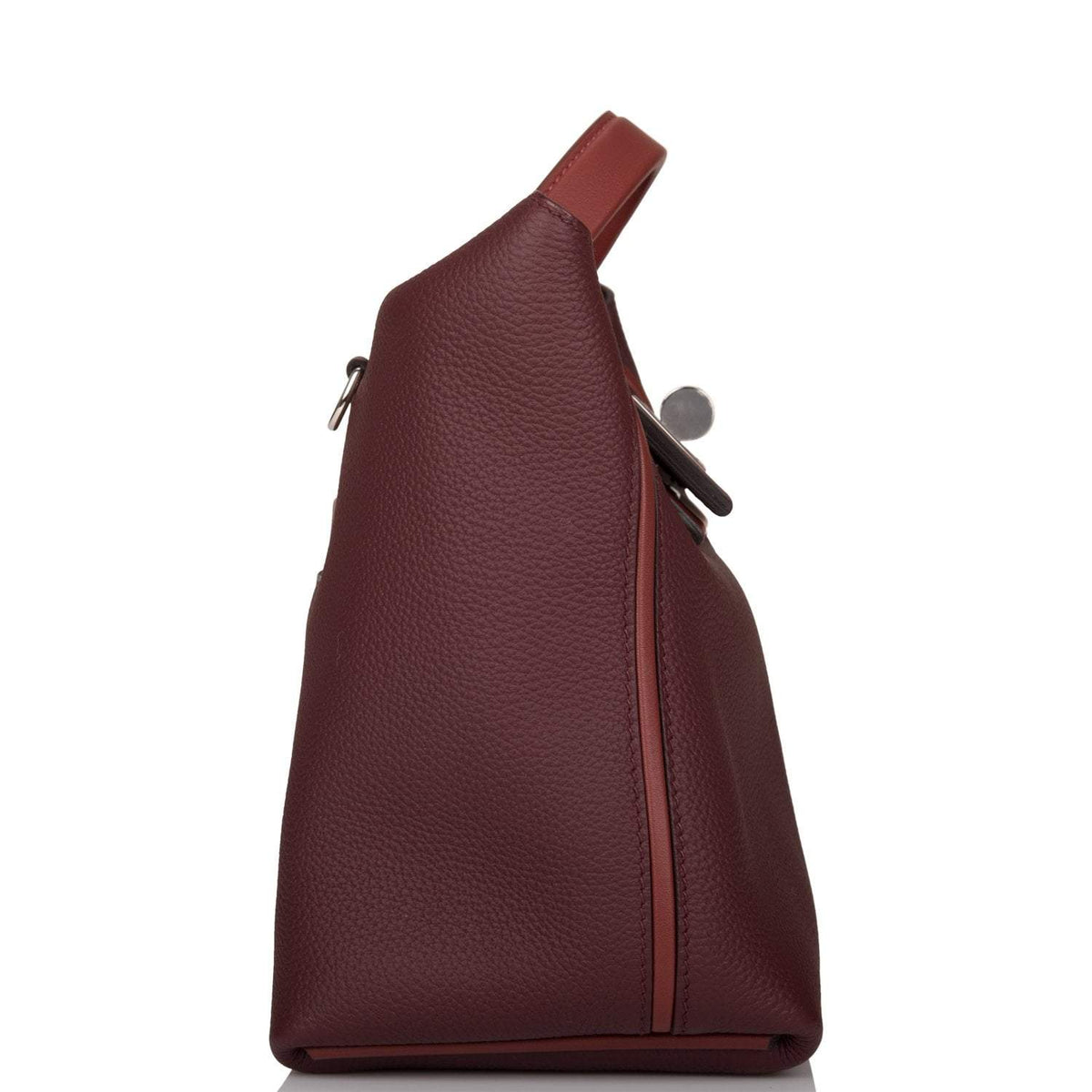 Hermes Bordeaux and Rouge H 24/24 Bag 29cm Palladium Hardware BagAg