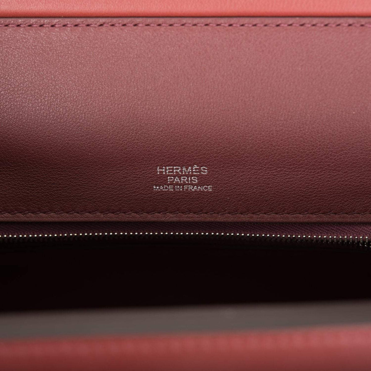 Hermes Bordeaux and Rouge H 24/24 Bag 29cm Palladium Hardware BagAg