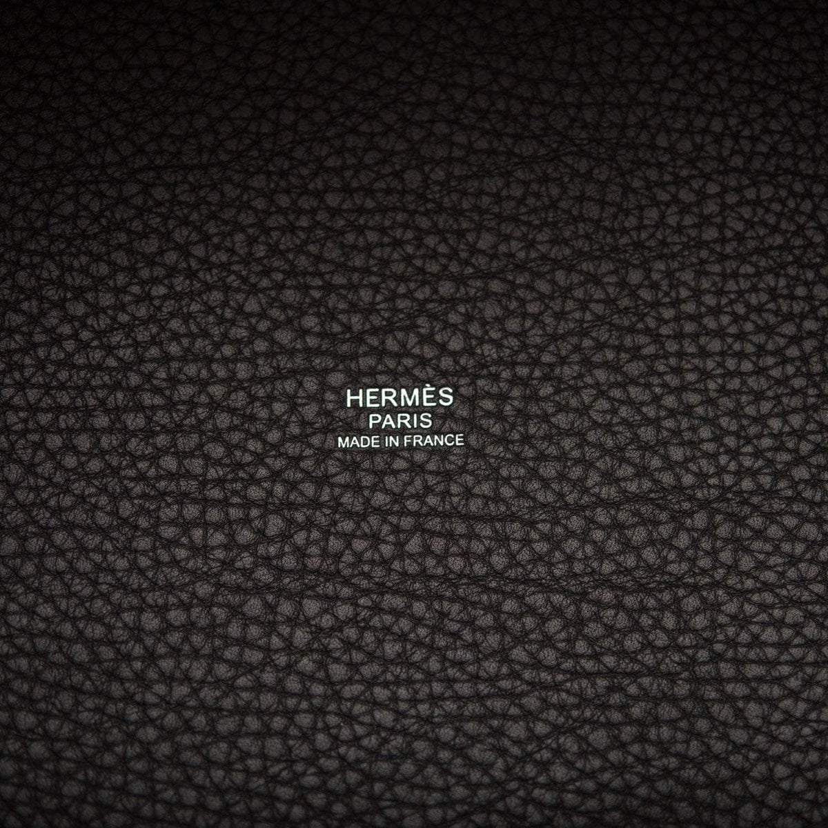 Hermes Black Clemence Picotin Lock 22cm Palladium Hardware BagAg