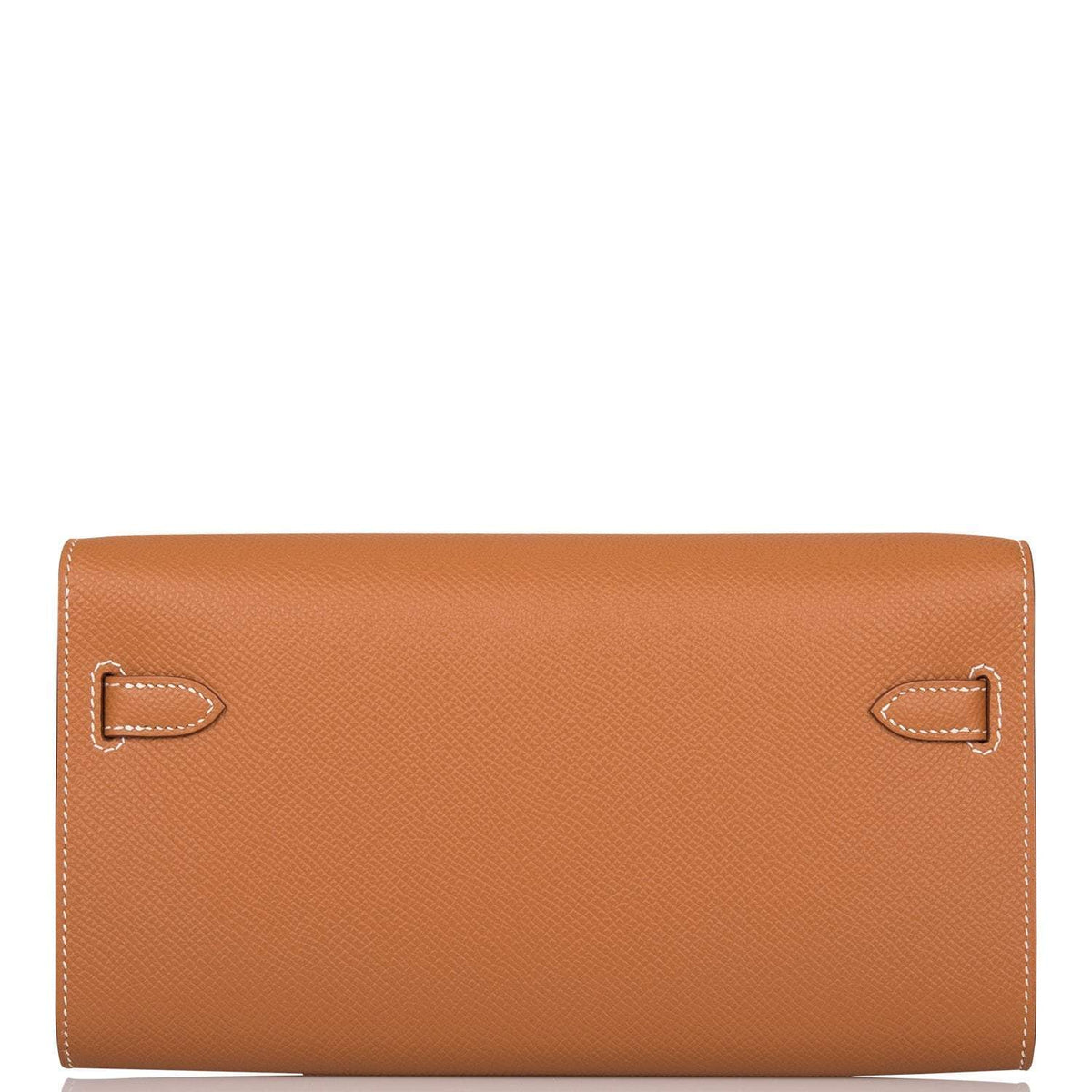 Hermes Gold Epsom Kelly Wallet To Go Palladium Hardware BagAg
