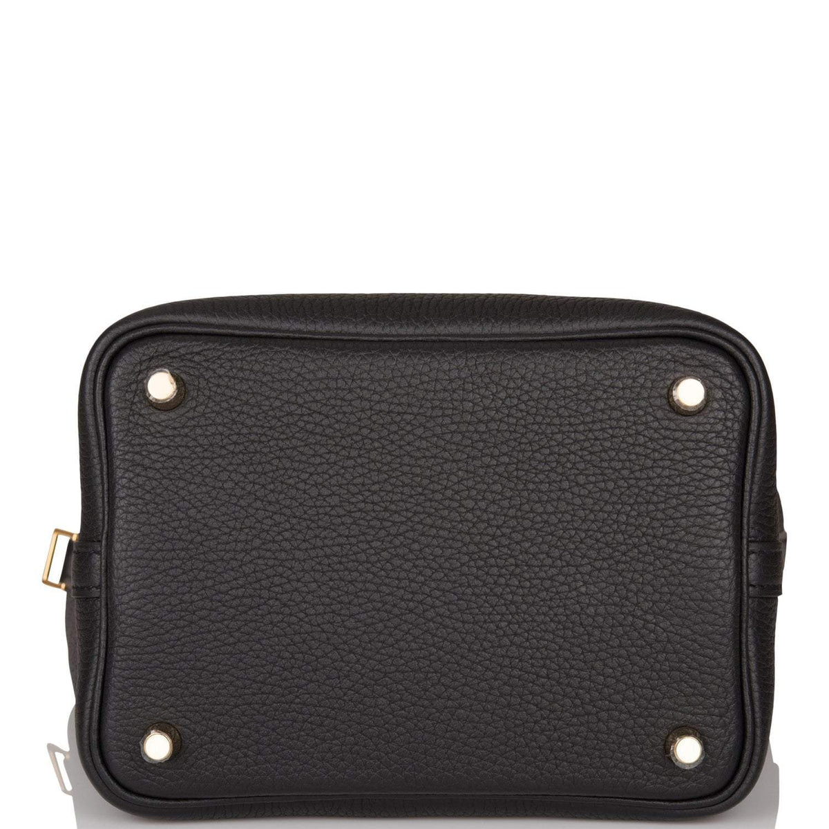 Hermes Black Clemence Picotin Lock 18cm Gold Hardware Hermes