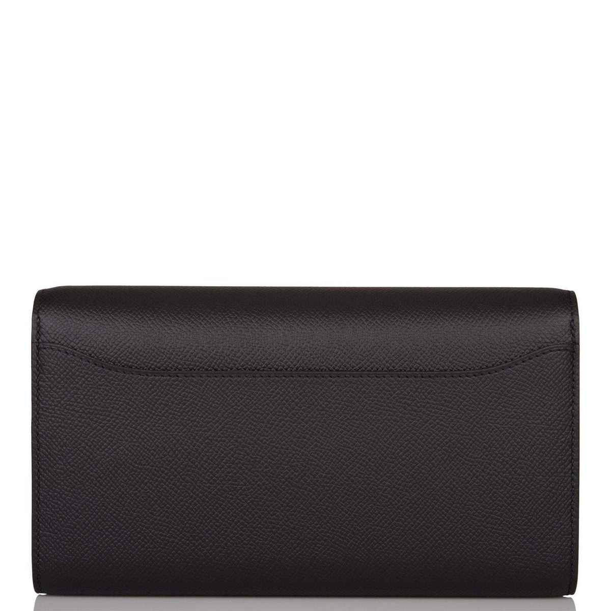 Hermes Black Epsom Constance Wallet To Go Gold Hardware BagAg