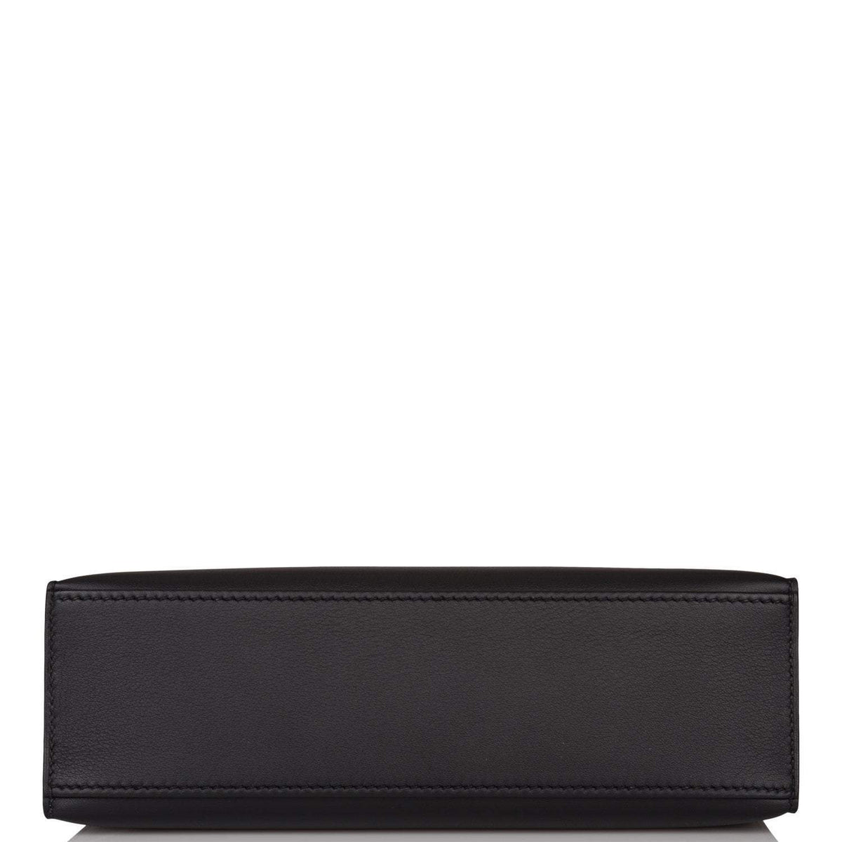 Hermes Black Swift Mini Kelly Pochette Palladium Hardware BagAg