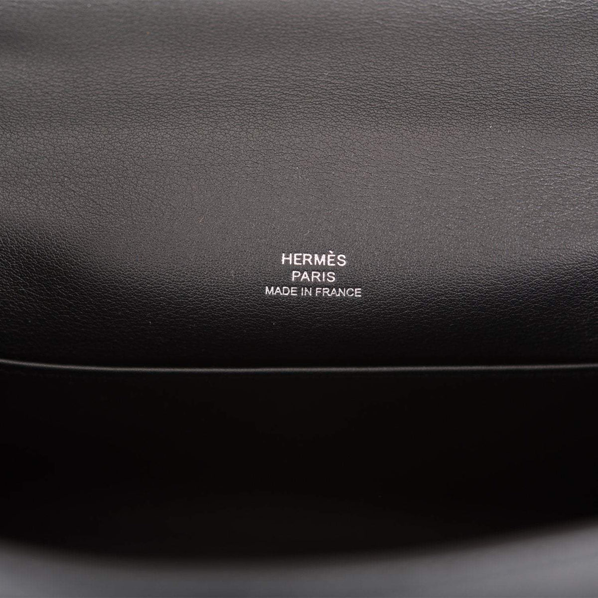 Hermes Black Swift Mini Kelly Pochette Palladium Hardware BagAg