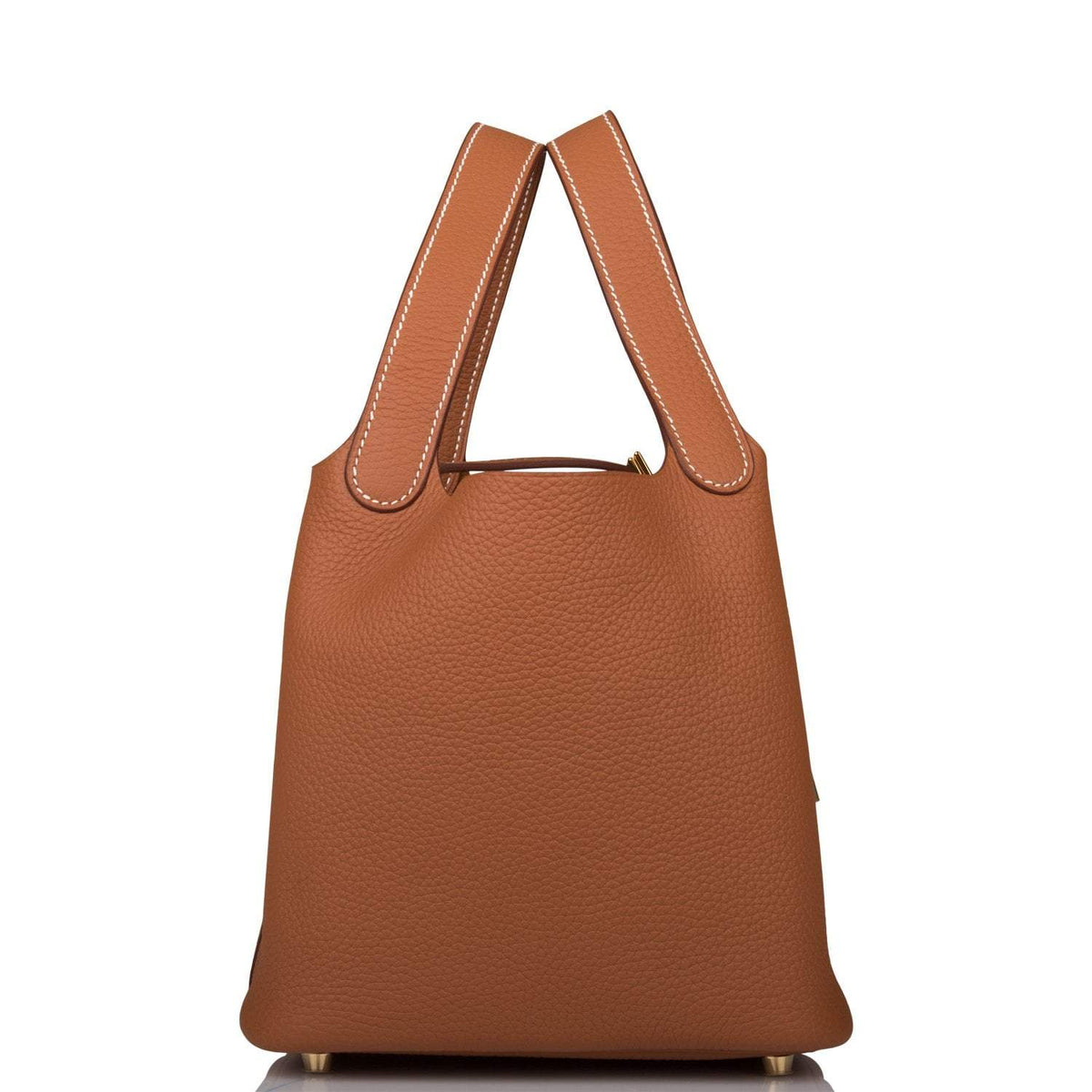 Hermes Gold Clemence Picotin Lock 18cm Gold Hardware Hermes