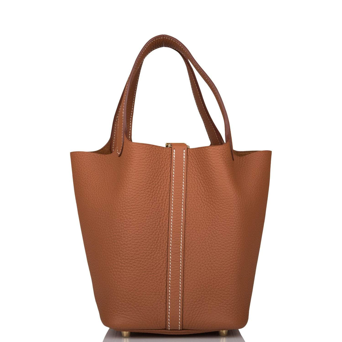 Hermes Gold Clemence Picotin Lock 18cm Gold Hardware Hermes