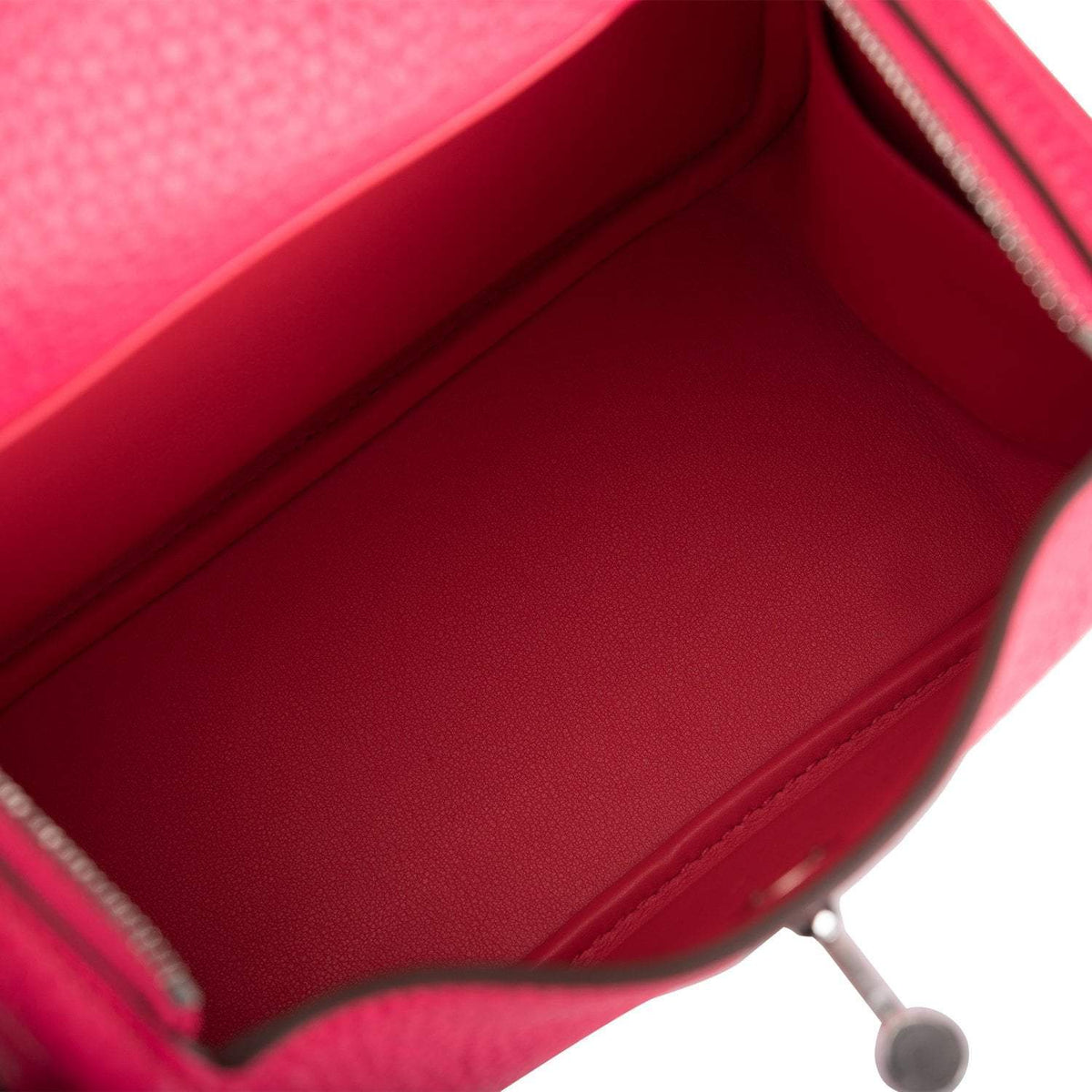 Hermes Rose Extreme Clemence Mini Lindy Palladium Hardware Hermes