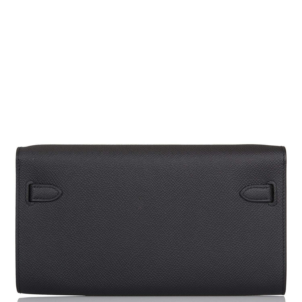 Hermes Black Epsom Kelly Wallet To Go Gold Hardware Hermes