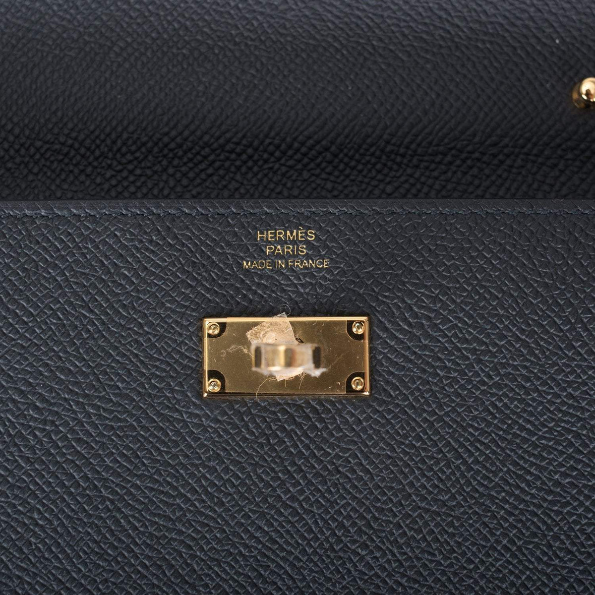 Hermes Black Epsom Kelly Wallet To Go Gold Hardware Hermes