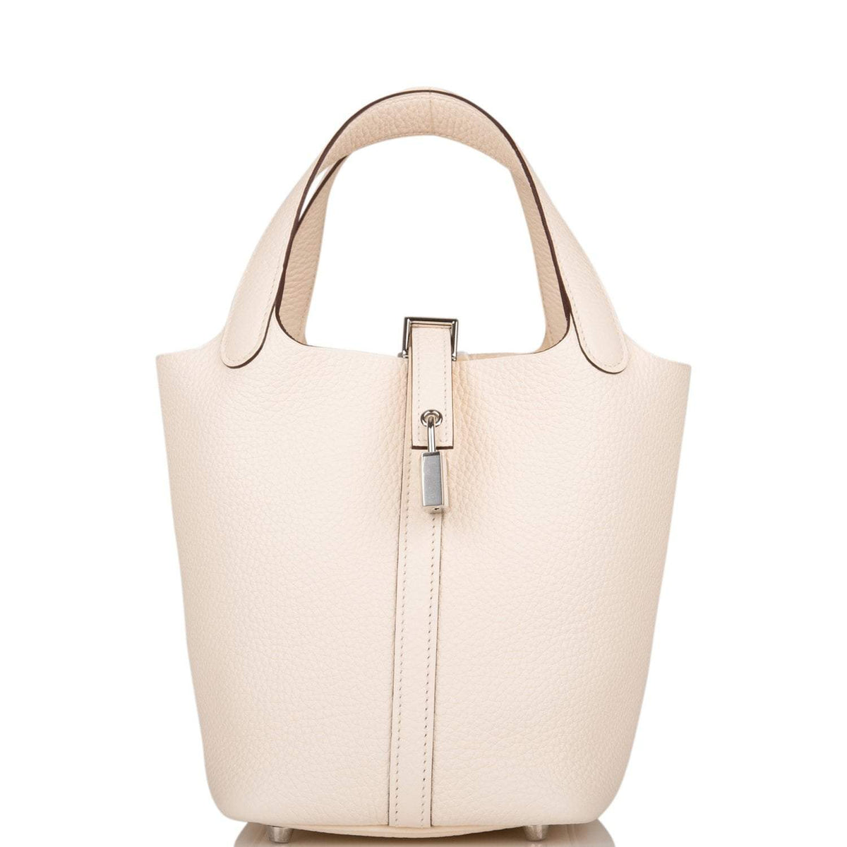 Hermes Nata Clemence Picotin Lock 18cm Palladium Hardware BagAg