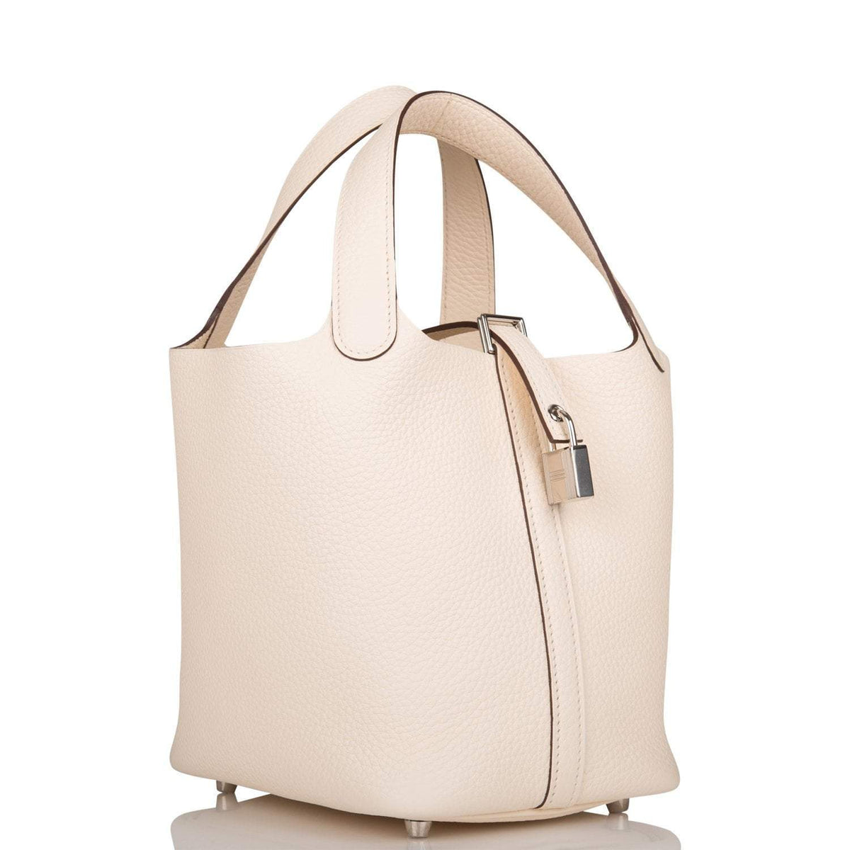 Hermes Nata Clemence Picotin Lock 18cm Palladium Hardware BagAg