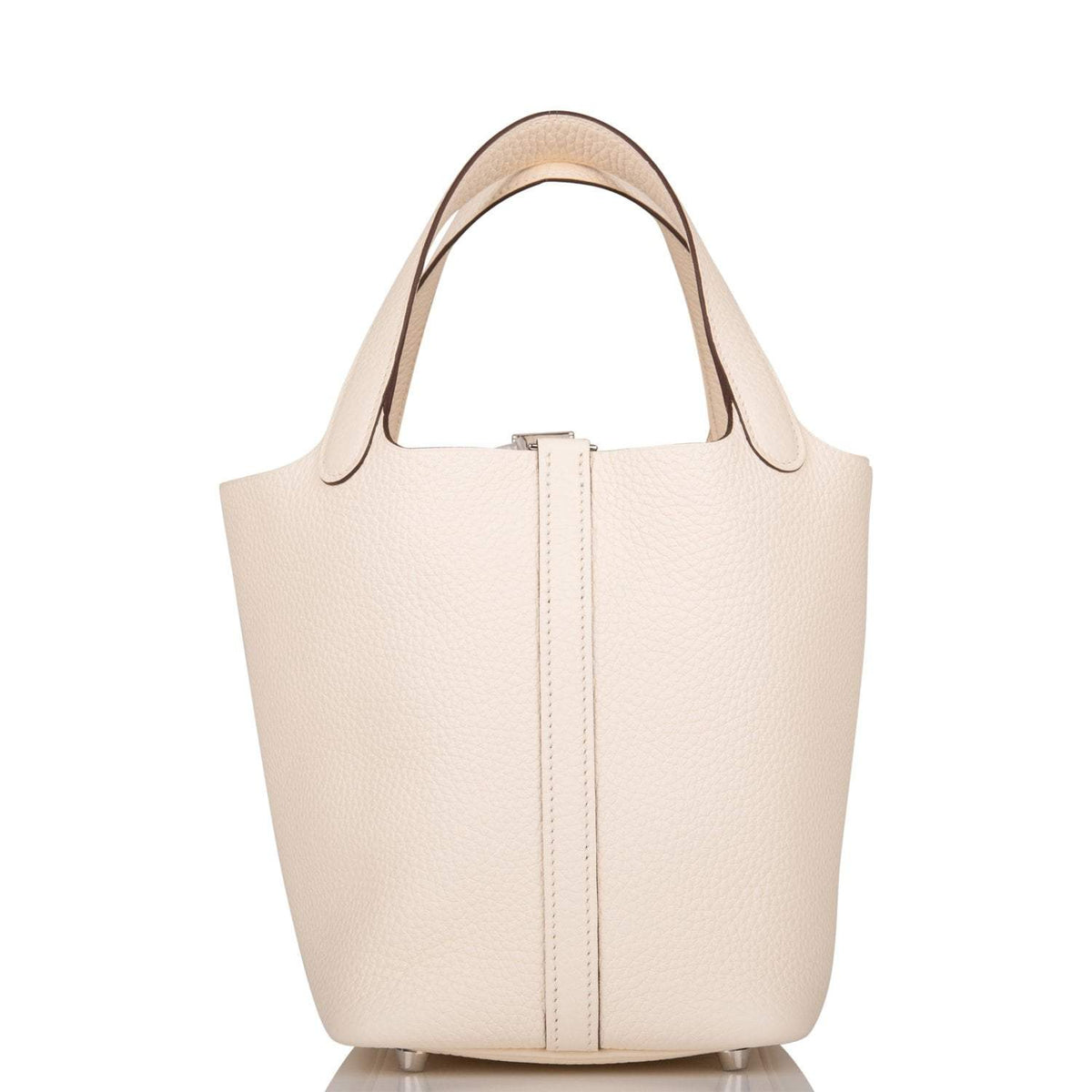 Hermes Nata Clemence Picotin Lock 18cm Palladium Hardware BagAg