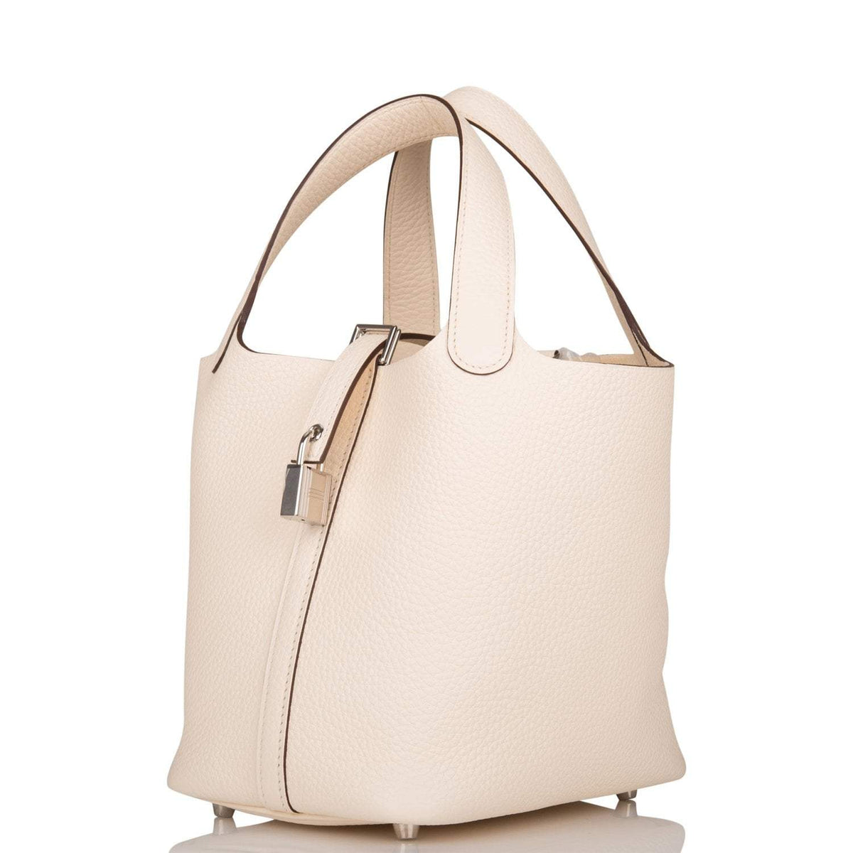 Hermes Nata Clemence Picotin Lock 18cm Palladium Hardware BagAg