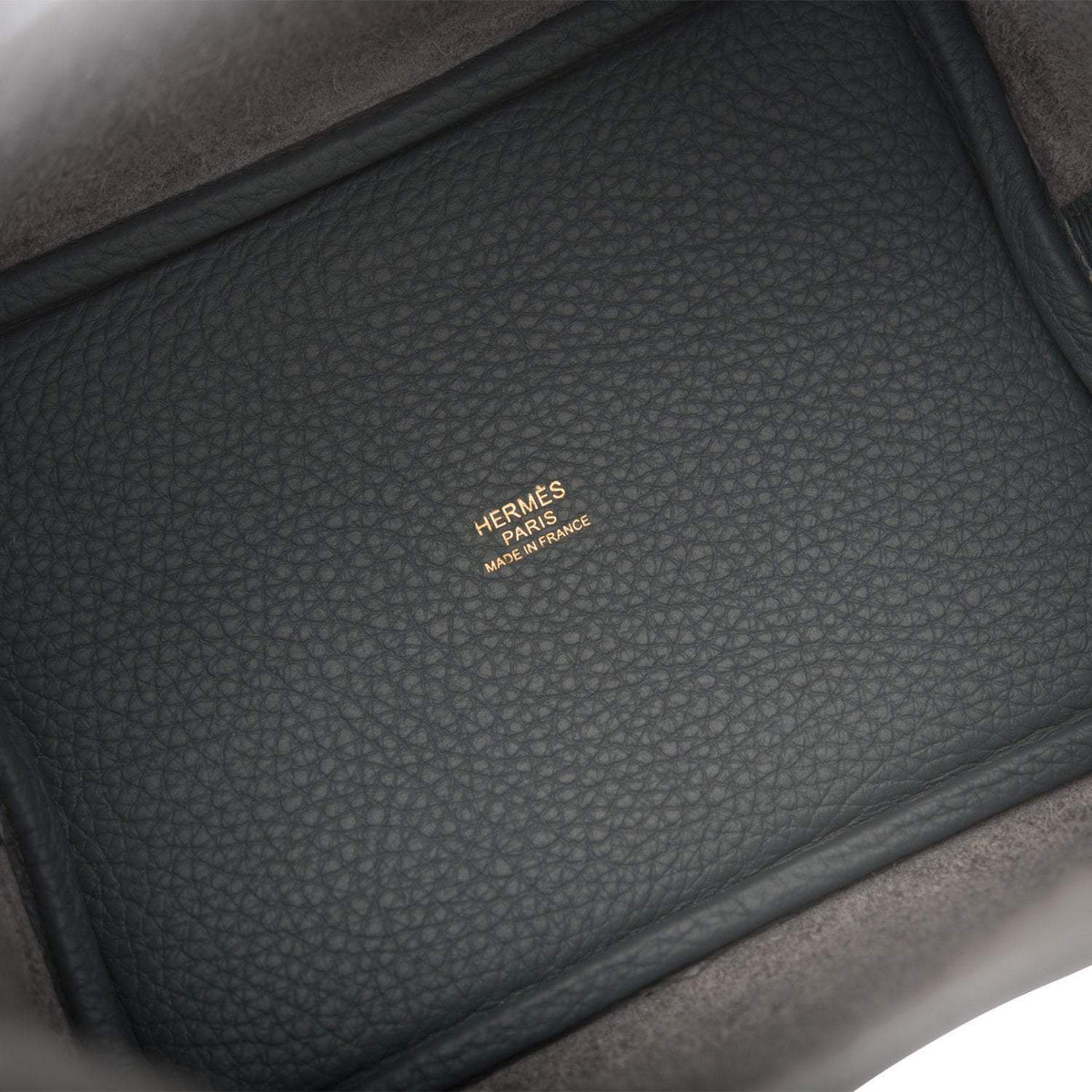 Hermes Bleu Orage Clemence Picotin Lock 18cm Gold Hardware Hermes