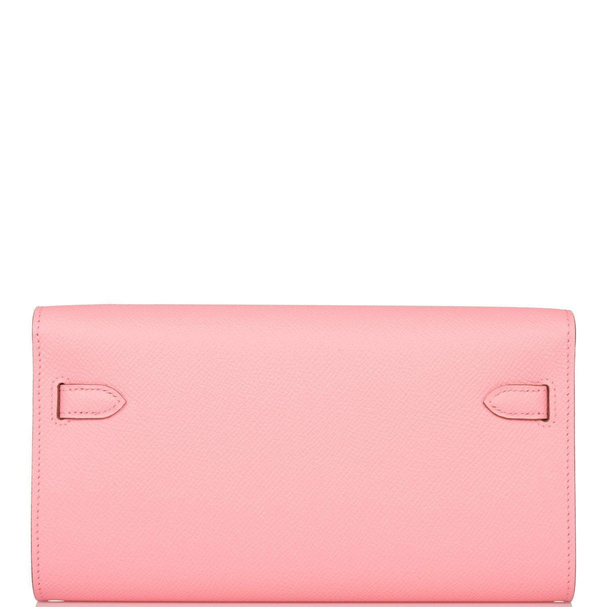 Hermes Kelly Wallet To Go Rose Confetti Epsom Palladium Hardware Hermes