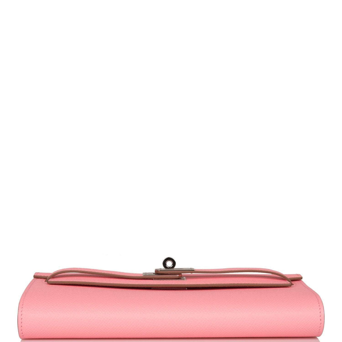 Hermes Kelly Wallet To Go Rose Confetti Epsom Palladium Hardware Hermes