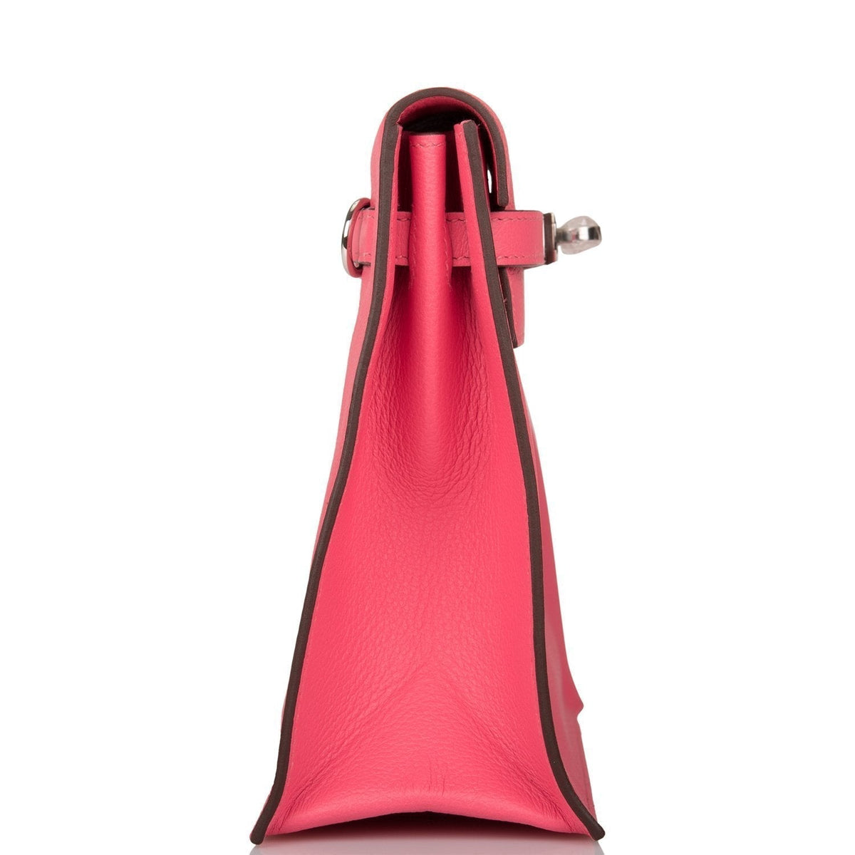 Hermes Rose Azalee Evercolor Kelly Danse Palladium Hardware Hermes